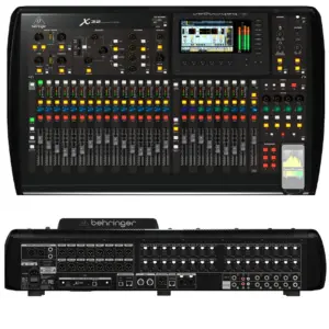 Behringer X32 med dubbla snakes